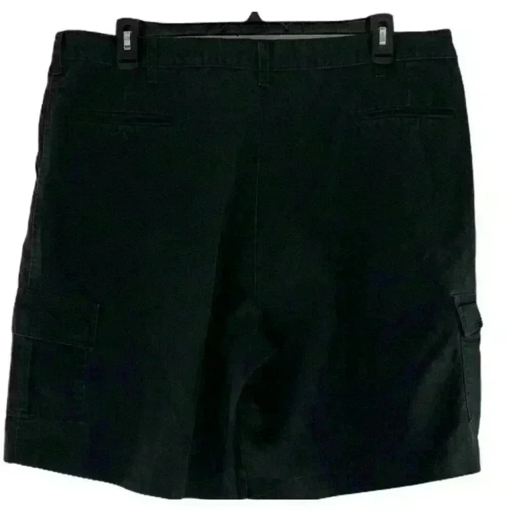 School Apparel Inc. Black Faded Cargo Pockets Summer School Shorts Size 44